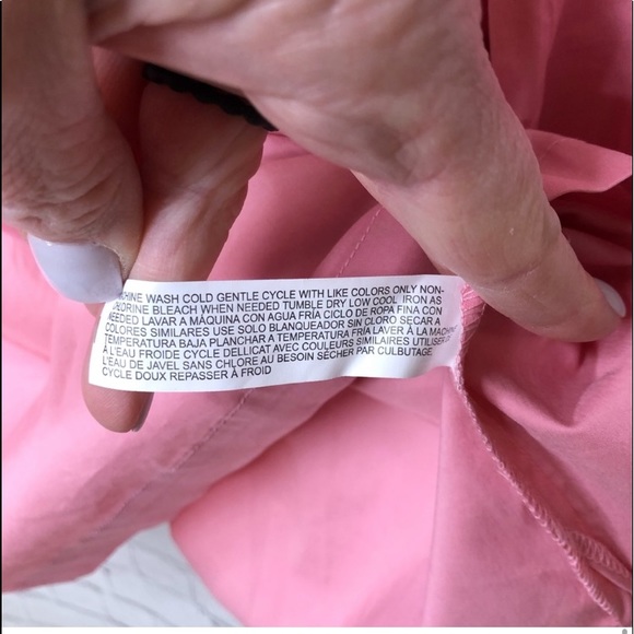 Eloquii Women’s Pleated Top Blouse Pink Sz 16 - Picture 10 of 12